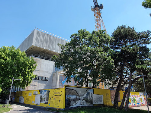 Wien Museum construction site