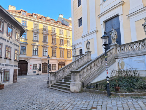 Steps leading up to the Ulrichskirche
