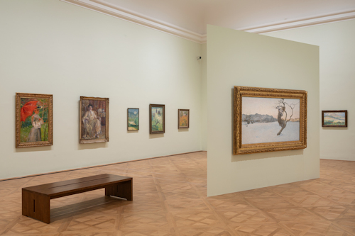 View of an exhibition gallery