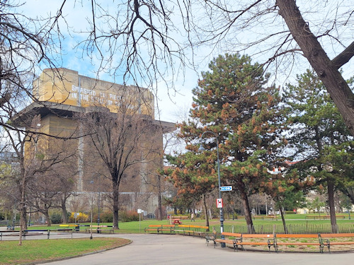Flak tower in the Arenbergpark