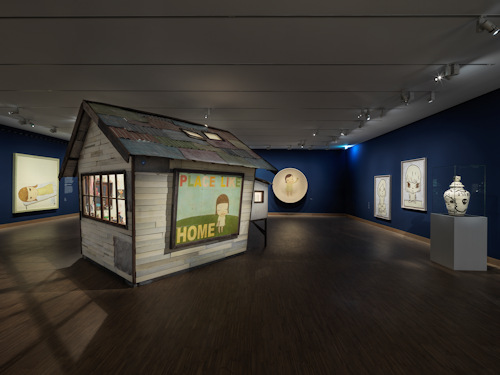 Installation within the Yoshitomo Nara exhibition
